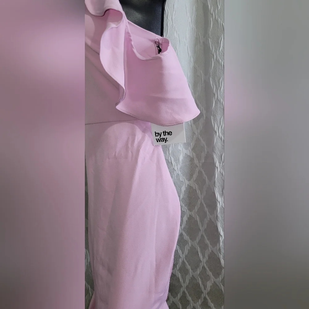 REVOLVE x By The Way Ruffle Halter Lavender Dress - Picture 4 of 7